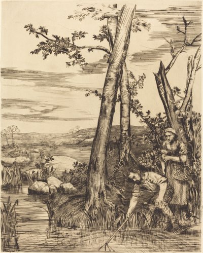 Pesca di Gamberi da Alphonse Legros