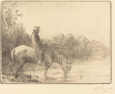 Attraversamento di un fiume da Alphonse Legros