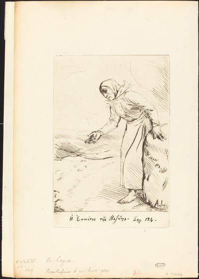 Frontespizio (La mendicante di Veze) da Alphonse Legros