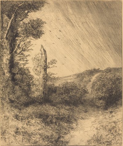 Raffica di vento Le coup de vent da Alphonse Legros