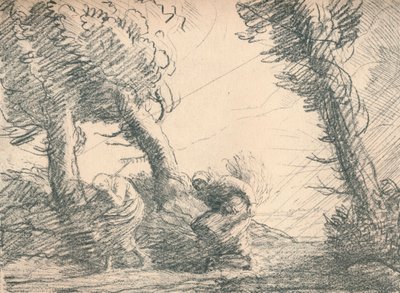 Mietitori sorpresi dalla tempesta da Alphonse Legros