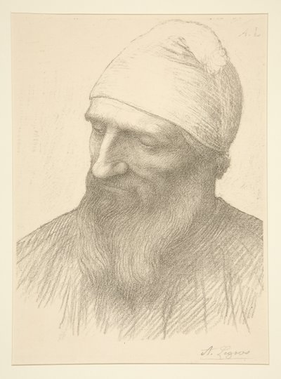 Testa di un Uomo da Alphonse Legros
