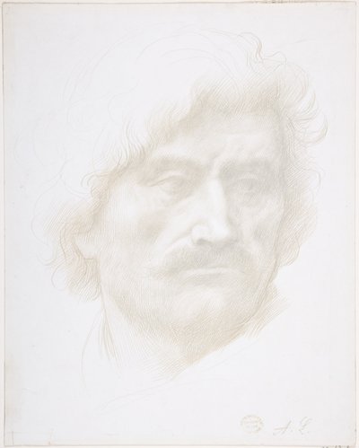Testa di uomo da Alphonse Legros