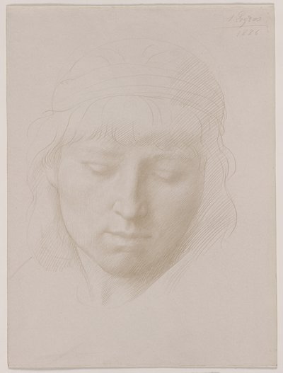 Testa di un Uomo da Alphonse Legros