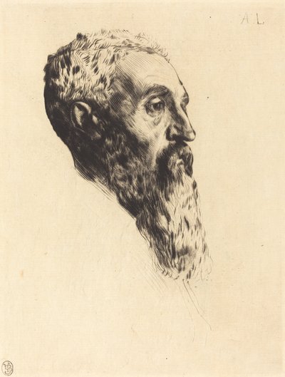 Testa di un Modello da Alphonse Legros