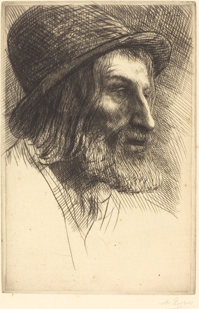 Testa di un Lavoratore Inglese da Alphonse Legros