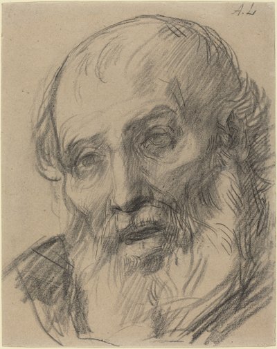 Testa di un vecchio da Alphonse Legros