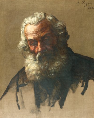 Testa di un vecchio da Alphonse Legros