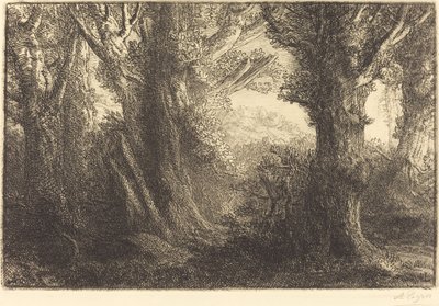 Nella foresta di Conteville da Alphonse Legros