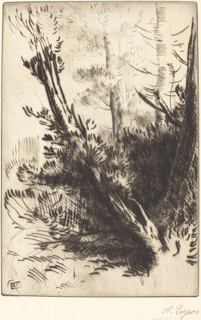 Nel bosco (Dans les bois) da Alphonse Legros