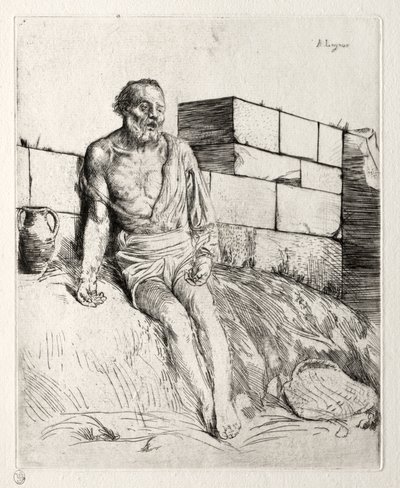 Giobbe (Prima Tavola) da Alphonse Legros