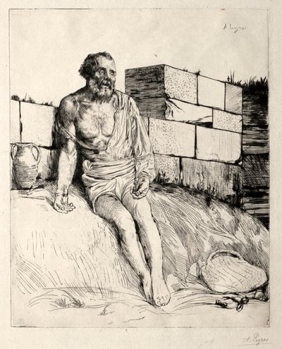 Giobbe (Prima tavola) da Alphonse Legros