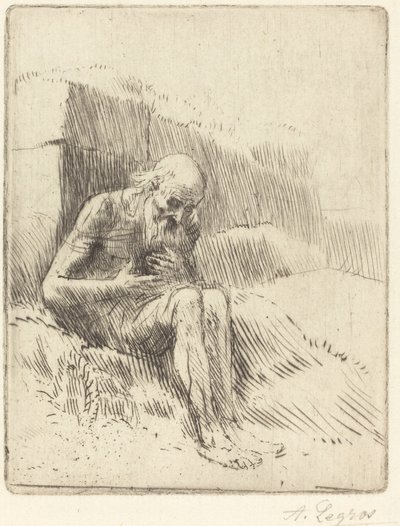 Giobbe, 2ª tavola da Alphonse Legros