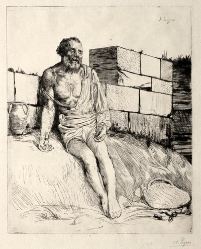 Giobbe Prima Tavola da Alphonse Legros