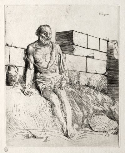 Giobbe Prima Tavola da Alphonse Legros