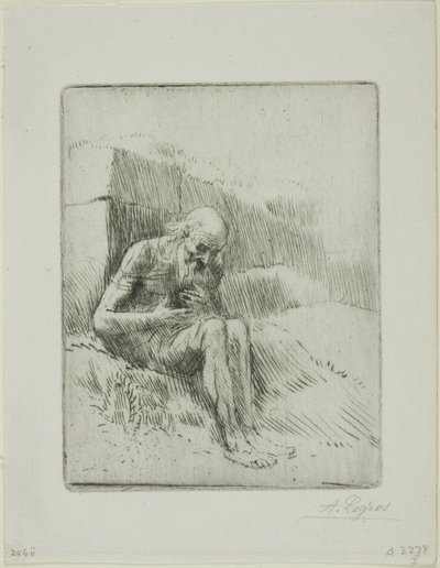 Giobbe, seconda tavola da Alphonse Legros