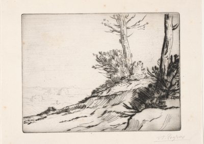 La collina con i cespugli da Alphonse Legros