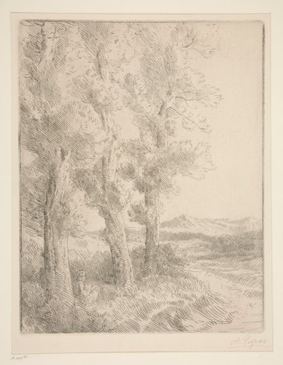 La lettrice: La lettura sotto gli alberi da Alphonse Legros