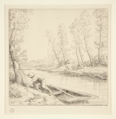 Mattina sul fiume da Alphonse Legros