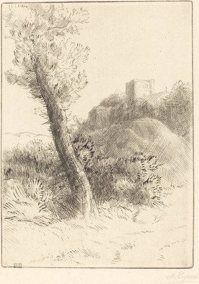 Paesaggio da Alphonse Legros