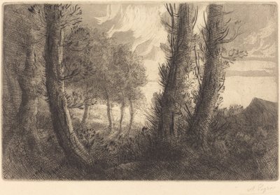Paesaggio da Alphonse Legros