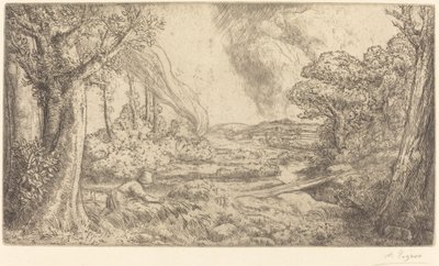 Paesaggio da Alphonse Legros