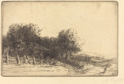 Paesaggio (Un paysage) da Alphonse Legros