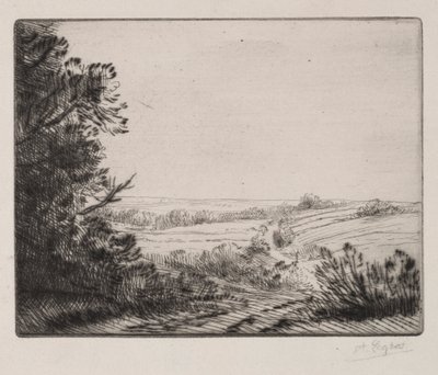 Paesaggio da Alphonse Legros