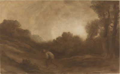 Paesaggio, sera da Alphonse Legros
