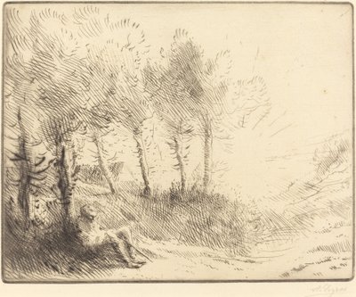 Paesaggio da Alphonse Legros