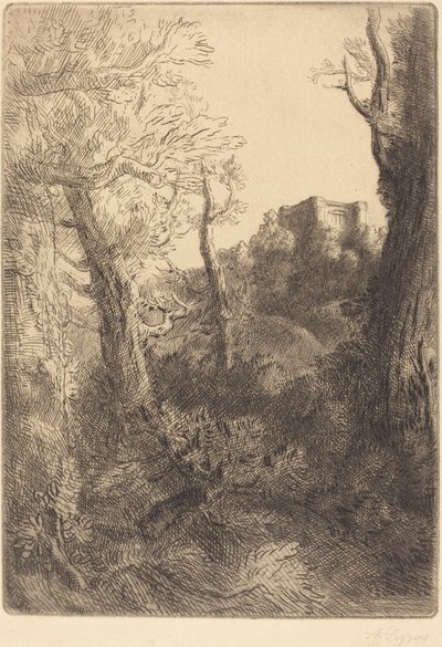 Paesaggio da Alphonse Legros