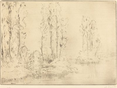 Paesaggio da Alphonse Legros