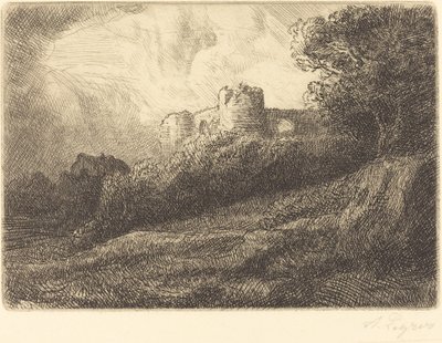 Paesaggio da Alphonse Legros