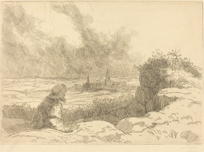 Paesaggio da Alphonse Legros