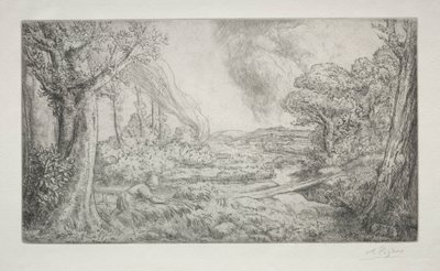 Paesaggio da Alphonse Legros