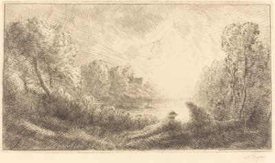 Paesaggio: Alba da Alphonse Legros