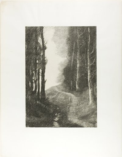 Paesaggio con betulle da Alphonse Legros