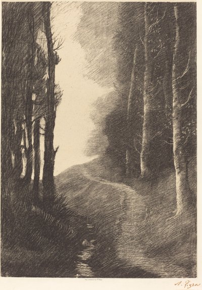 Paesaggio con Betulle da Alphonse Legros