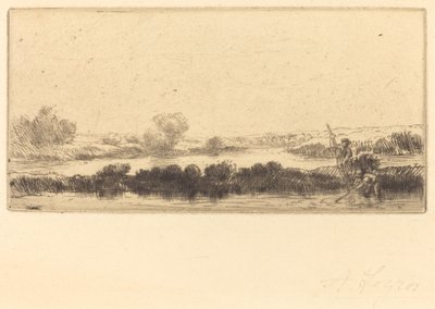 Paesaggio con torbiera; Nella palude da Alphonse Legros