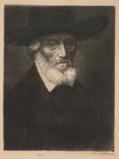 Grande ritratto di Thomas Carlyle da Alphonse Legros