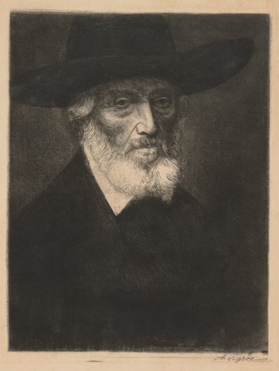 Grande ritratto di Thomas Carlyle da Alphonse Legros