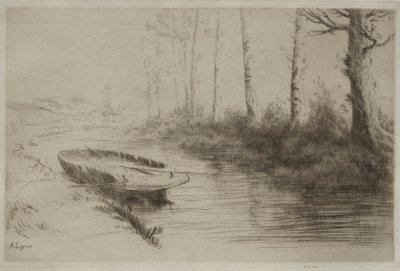 Il Canale: Effetto del mattino da Alphonse Legros