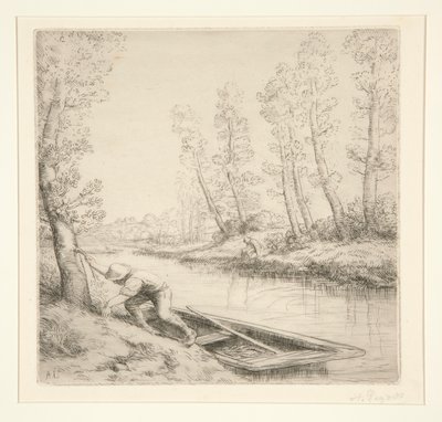 Il mattino sul fiume da Alphonse Legros