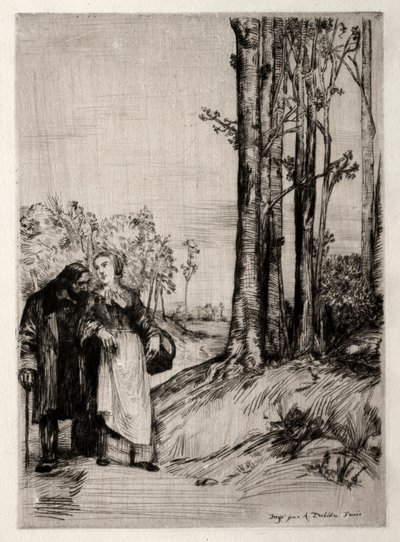 La passeggiata del convalescente da Alphonse Legros