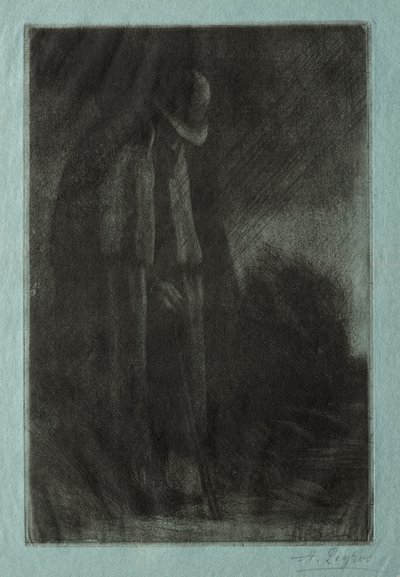 Il viaggiatore al riparo da Alphonse Legros