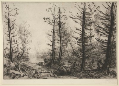Il grande canale da Alphonse Legros