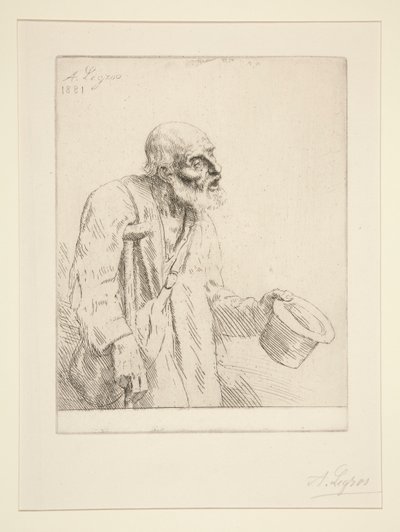 Le mendiant da Alphonse Legros