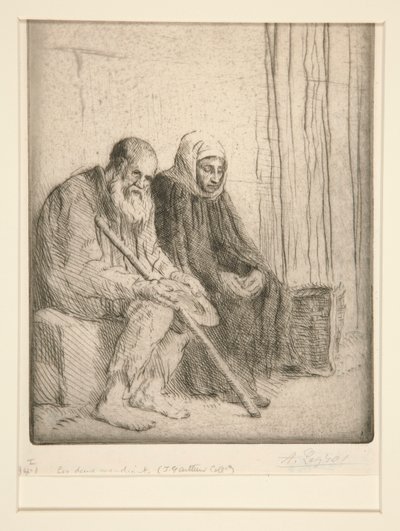 I Due Mendicanti da Alphonse Legros