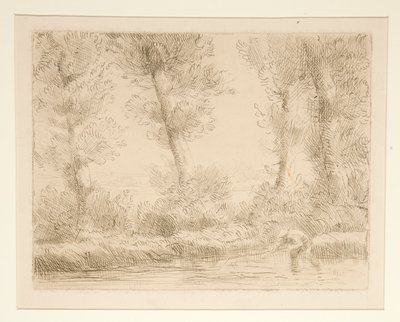 Les bords de la Liane (Le rive della Liane) da Alphonse Legros