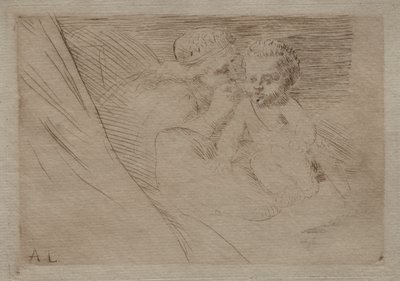 Mab e Cupido da Alphonse Legros